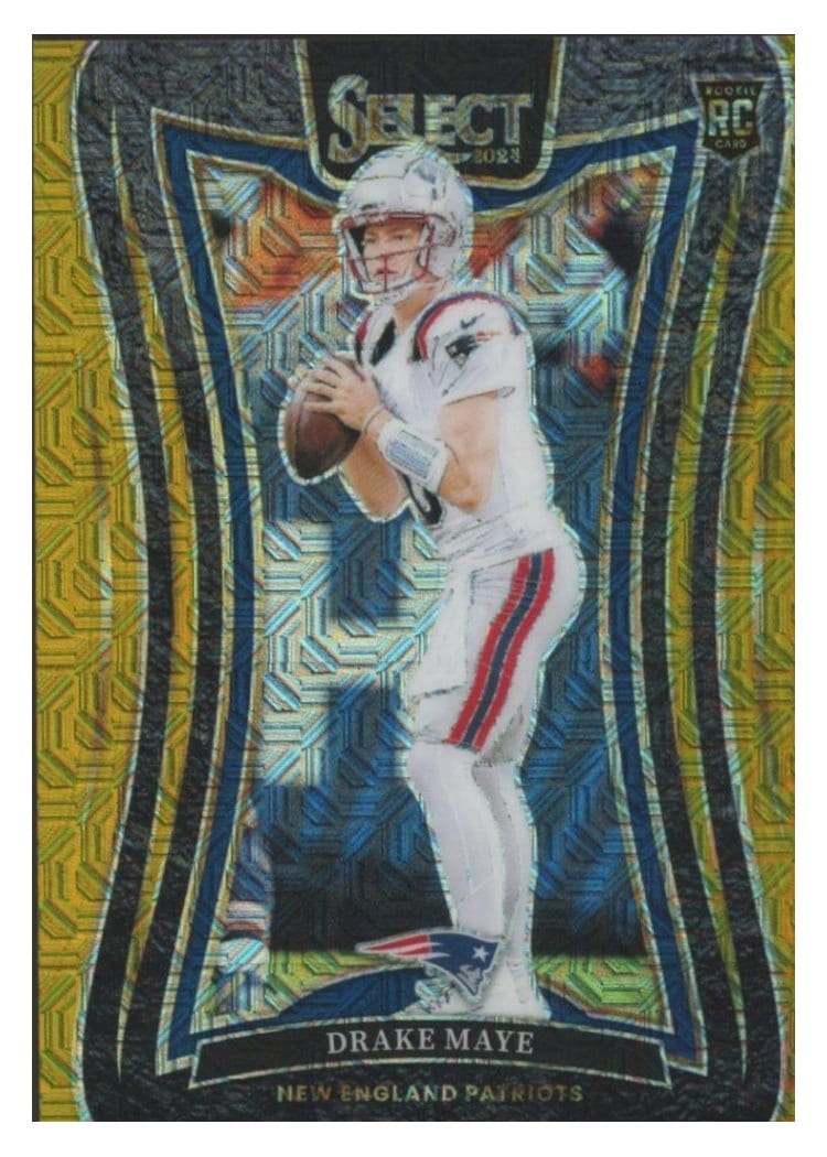 2024 Panini Select Base Set Drake Maye #379 card