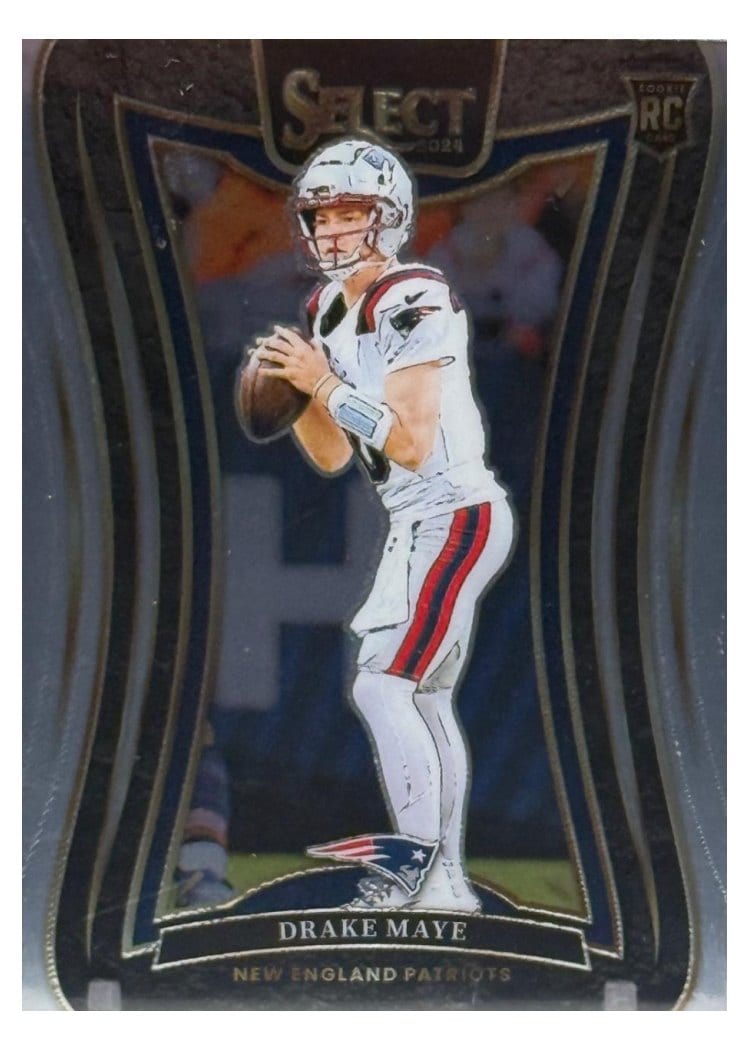 2024 Panini Select Base Set Drake Maye #379 card