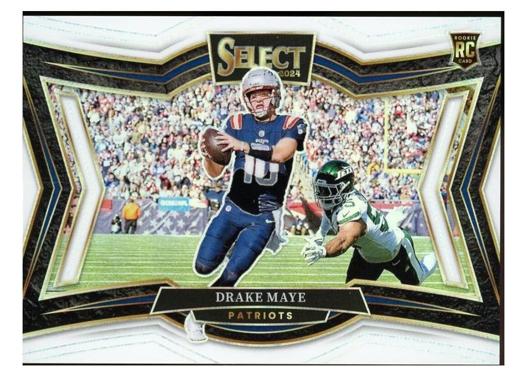 2024 Panini Select Base Set Drake Maye #475 card