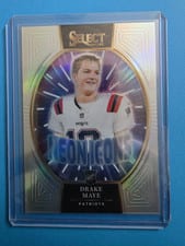 2024 Panini Select Neon Icons Drake Maye #15 card
