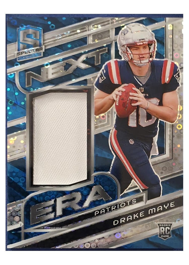 2024 Panini Spectra Next Era Relics Drake Maye #NE-DME card