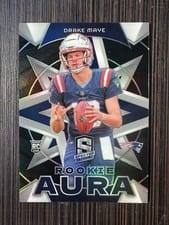 2024 Panini Spectra Rookie Aura Drake Maye #RA-DME card