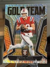 2024 Panini Totally Certified Gold Team Drake Maye #20 card