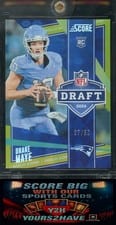 2024 Score NFL Draft Drake Maye #2 card