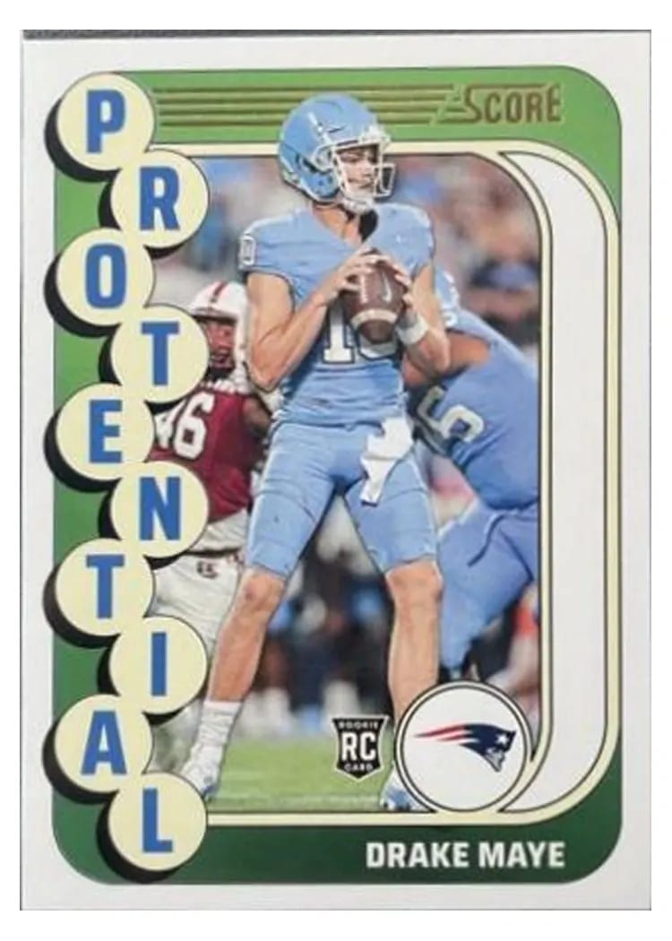 2024 Score Protential Drake Maye #2 card