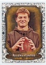 2024 Topps Allen & Ginter Drake Maye Foil Filagree #272