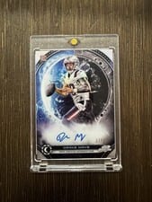 2024 Topps Chrome Cosmic Equinox Autographs Drake Maye #EQA-DM card