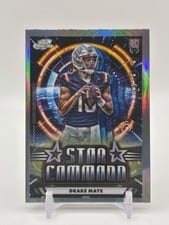 2024 Topps Chrome Cosmic Star Command Drake Maye #SC-17 card