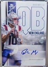 2024 Topps Signature Class Rookie Class Autographs Drake Maye #RCA-DM card
