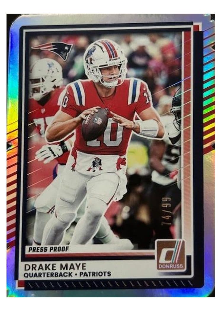2025 Panini Donruss Drake Maye #58 card