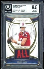 2025 Panini Immaculate Remarkable Jerseys Drake Maye #26