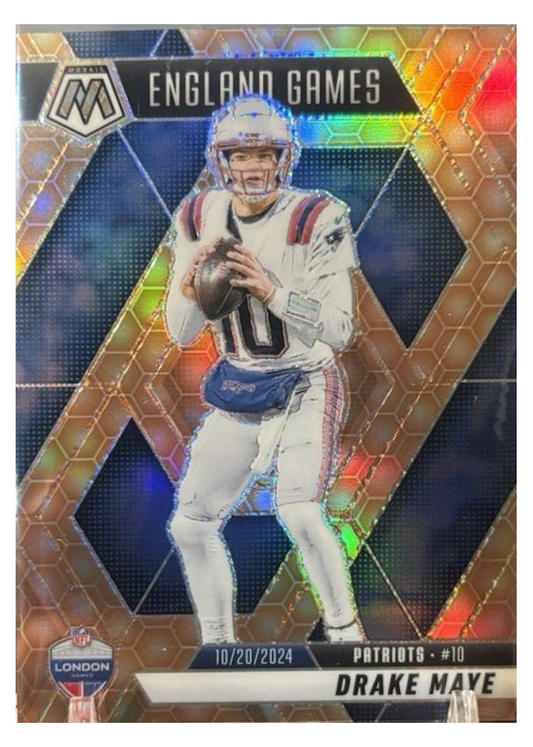 2025 Panini Mosaic Drake Maye #258 card