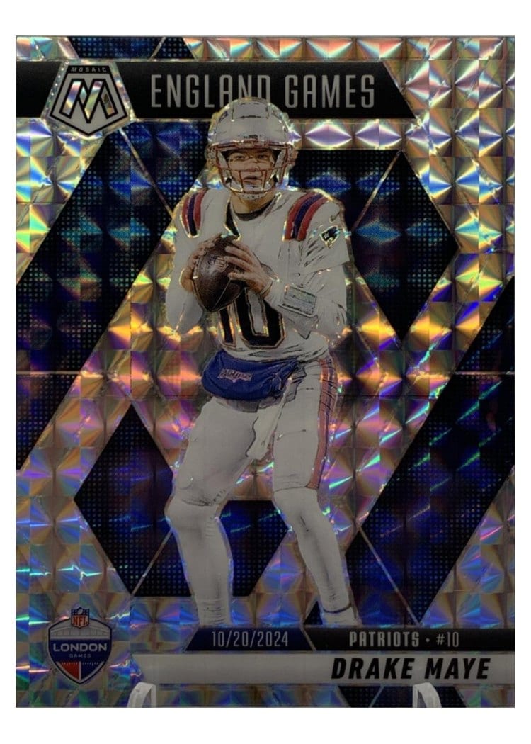 2025 Panini Mosaic Drake Maye #258 card