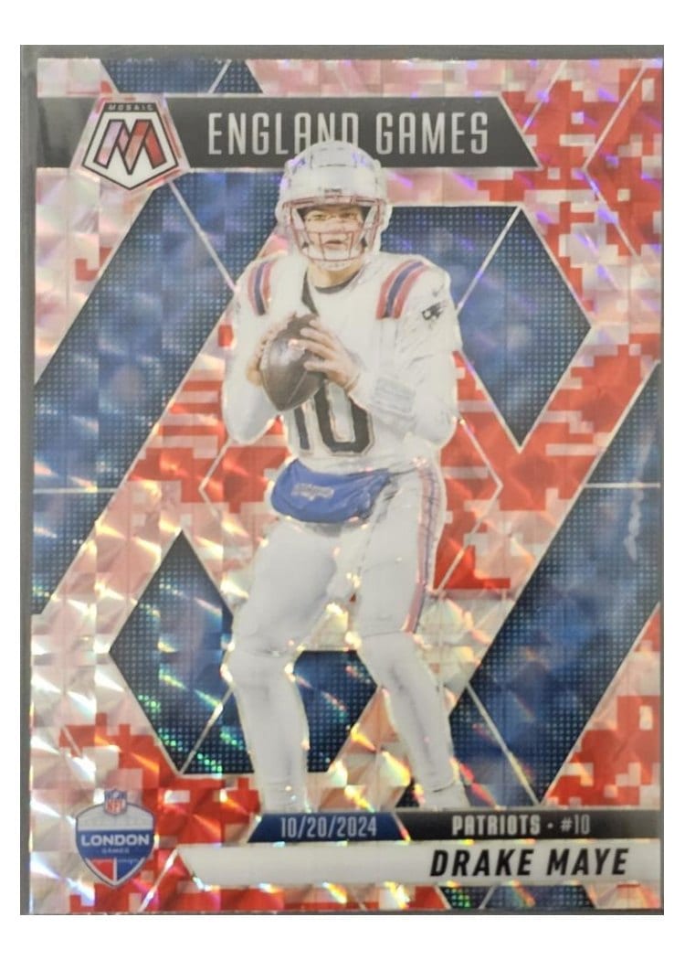 2025 Panini Mosaic Drake Maye #258 card