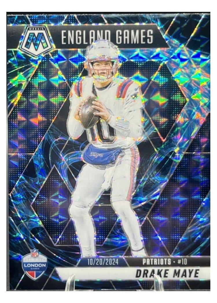 2025 Panini Mosaic Drake Maye #258 card