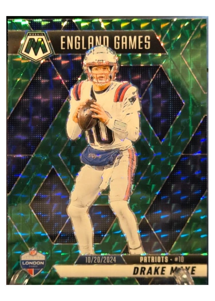 2025 Panini Mosaic Drake Maye #258 card