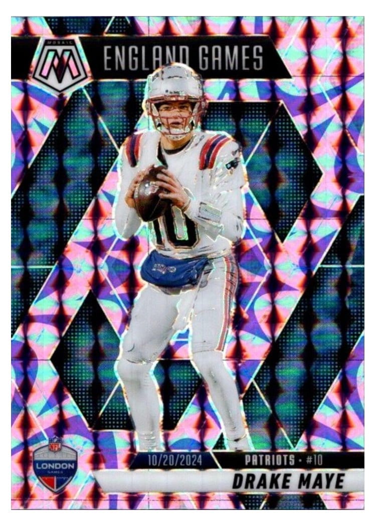 2025 Panini Mosaic Drake Maye #258 card