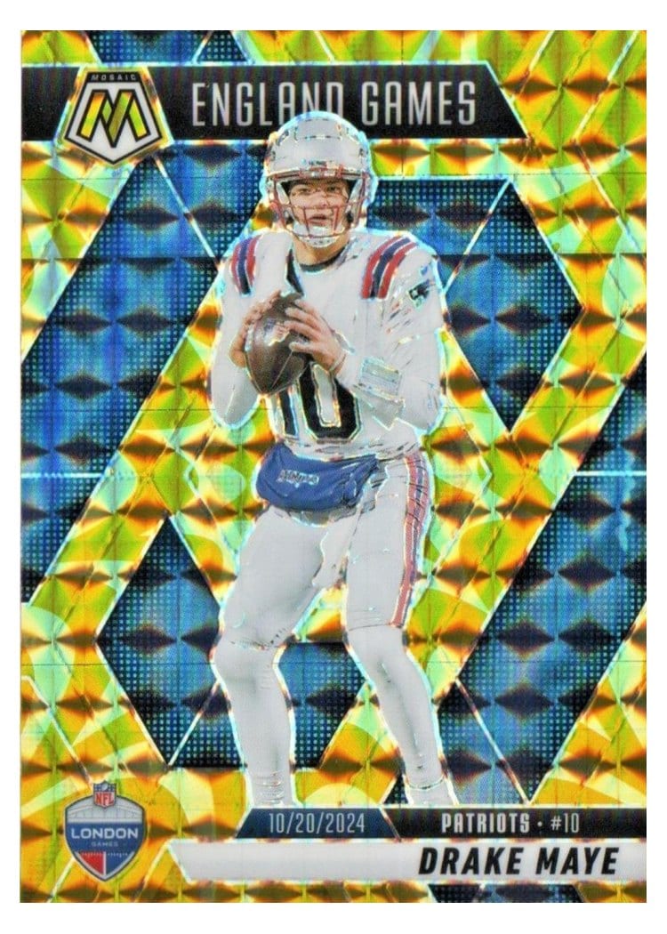 2025 Panini Mosaic Drake Maye #258 card