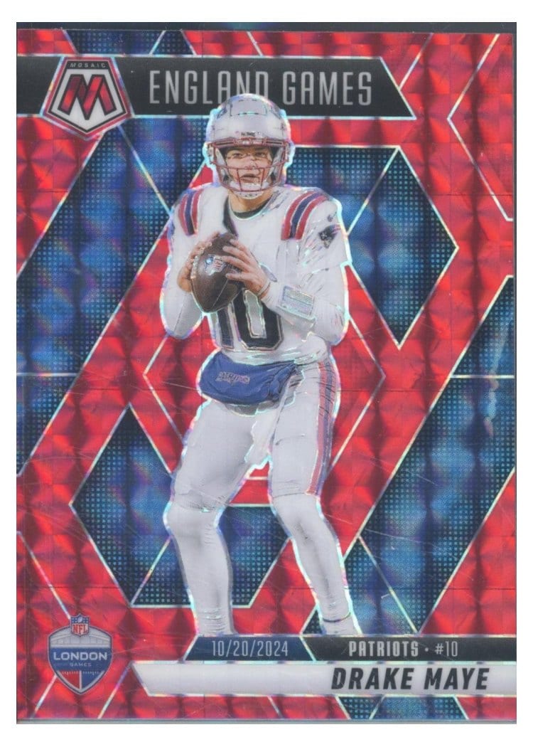 2025 Panini Mosaic Drake Maye #258 card