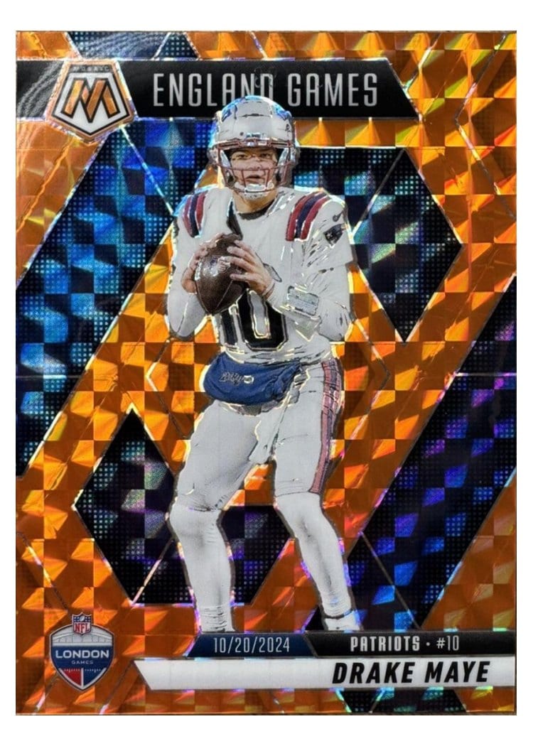 2025 Panini Mosaic Drake Maye #258 card