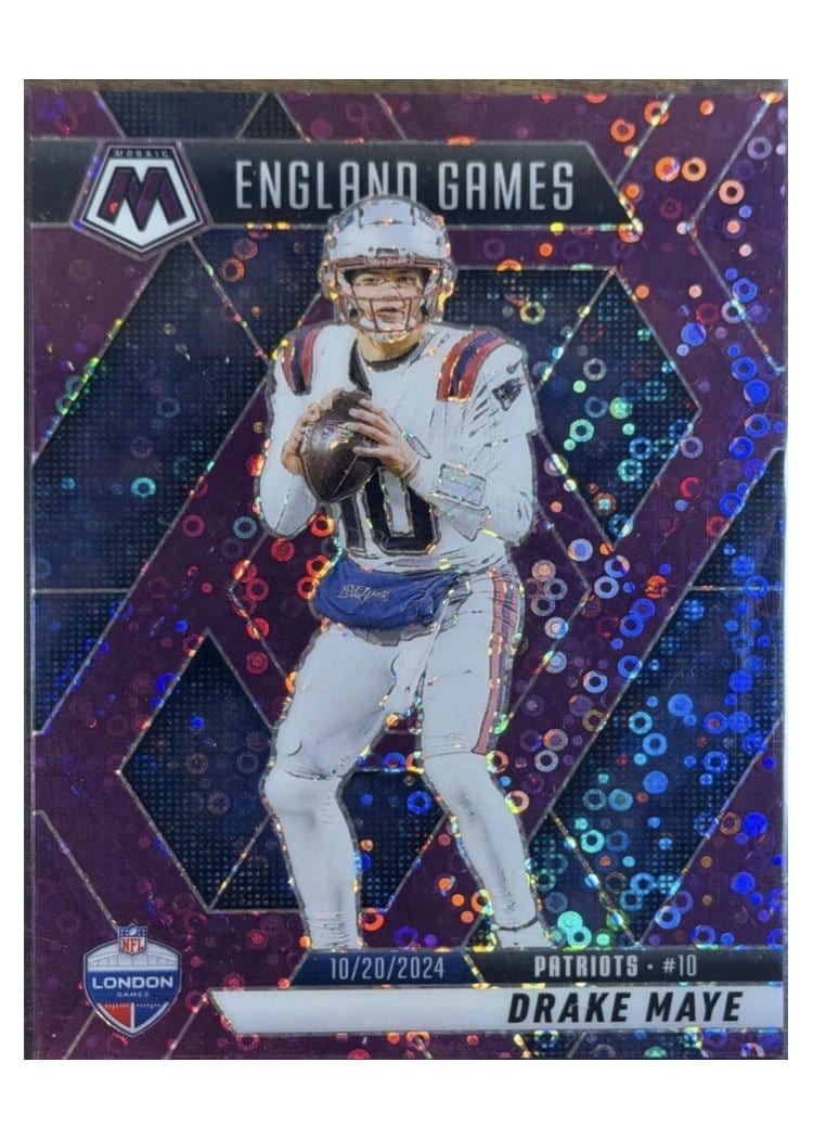 2025 Panini Mosaic Drake Maye #258 card