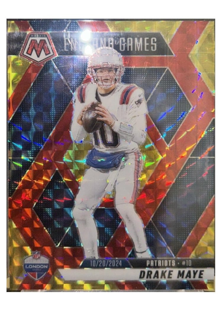 2025 Panini Mosaic Drake Maye #258 card