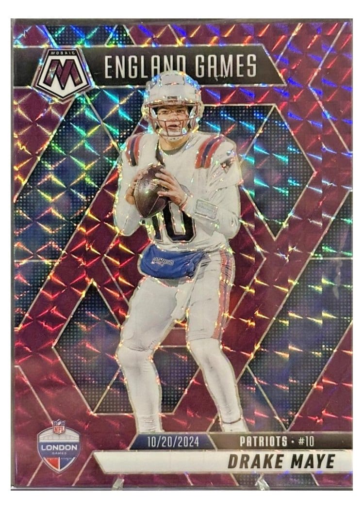 2025 Panini Mosaic Drake Maye #258 card