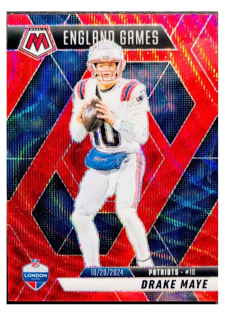 2025 Panini Mosaic Drake Maye #258 card