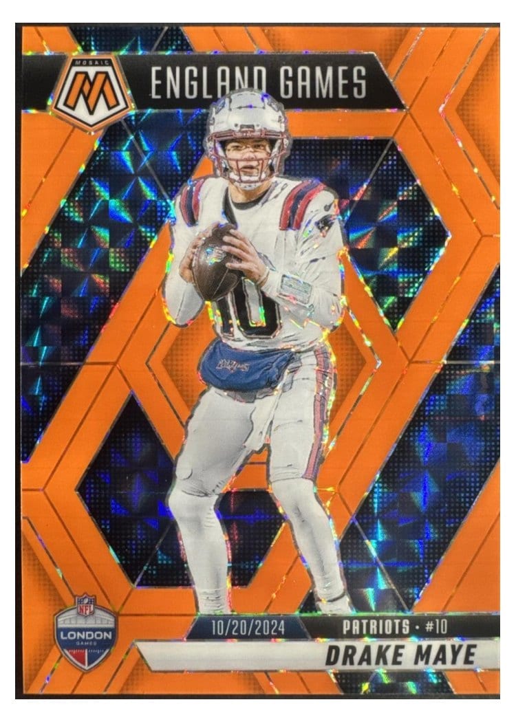 2025 Panini Mosaic Drake Maye #258 card