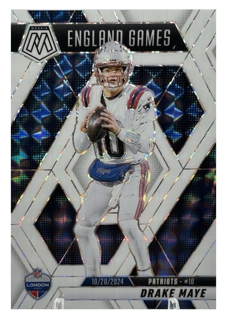 2025 Panini Mosaic Drake Maye #258 card