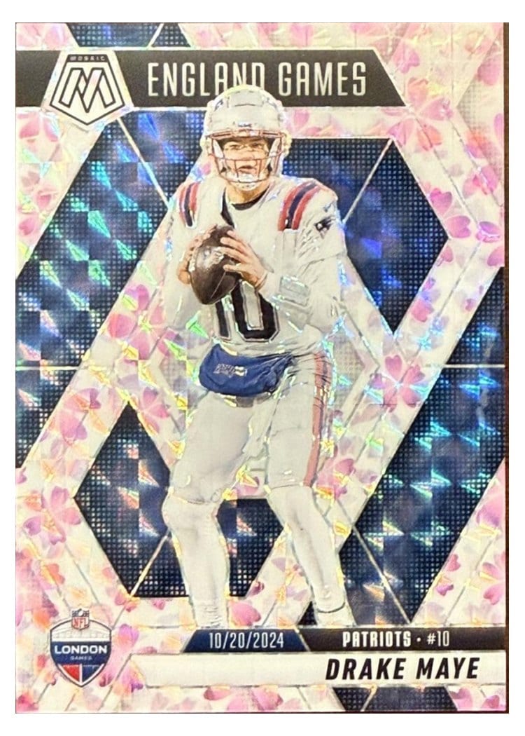 2025 Panini Mosaic Drake Maye #258 card