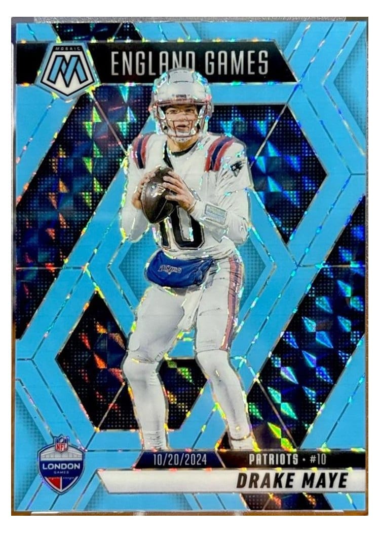 2025 Panini Mosaic Drake Maye #258 card