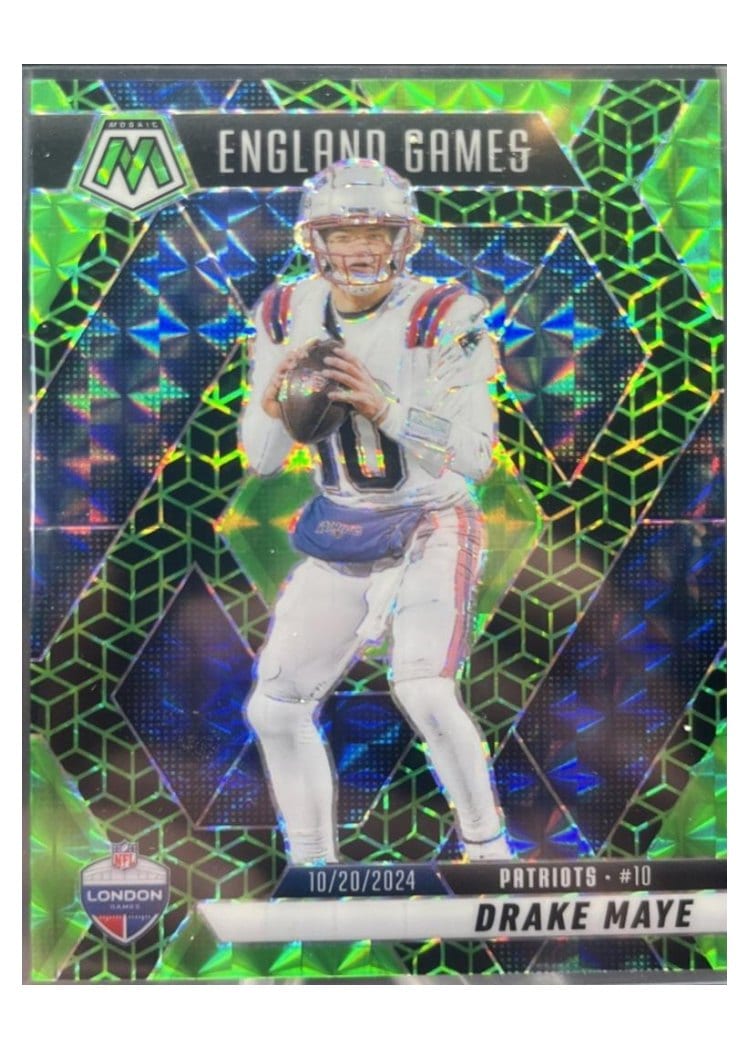 2025 Panini Mosaic Drake Maye #258 card