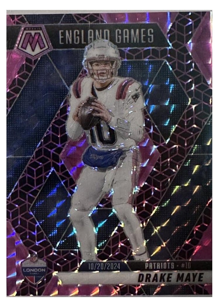 2025 Panini Mosaic Drake Maye #258 card
