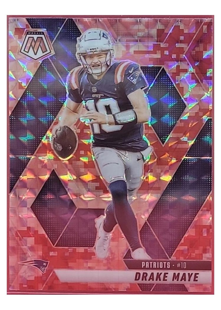 2025 Panini Mosaic Drake Maye #28 card