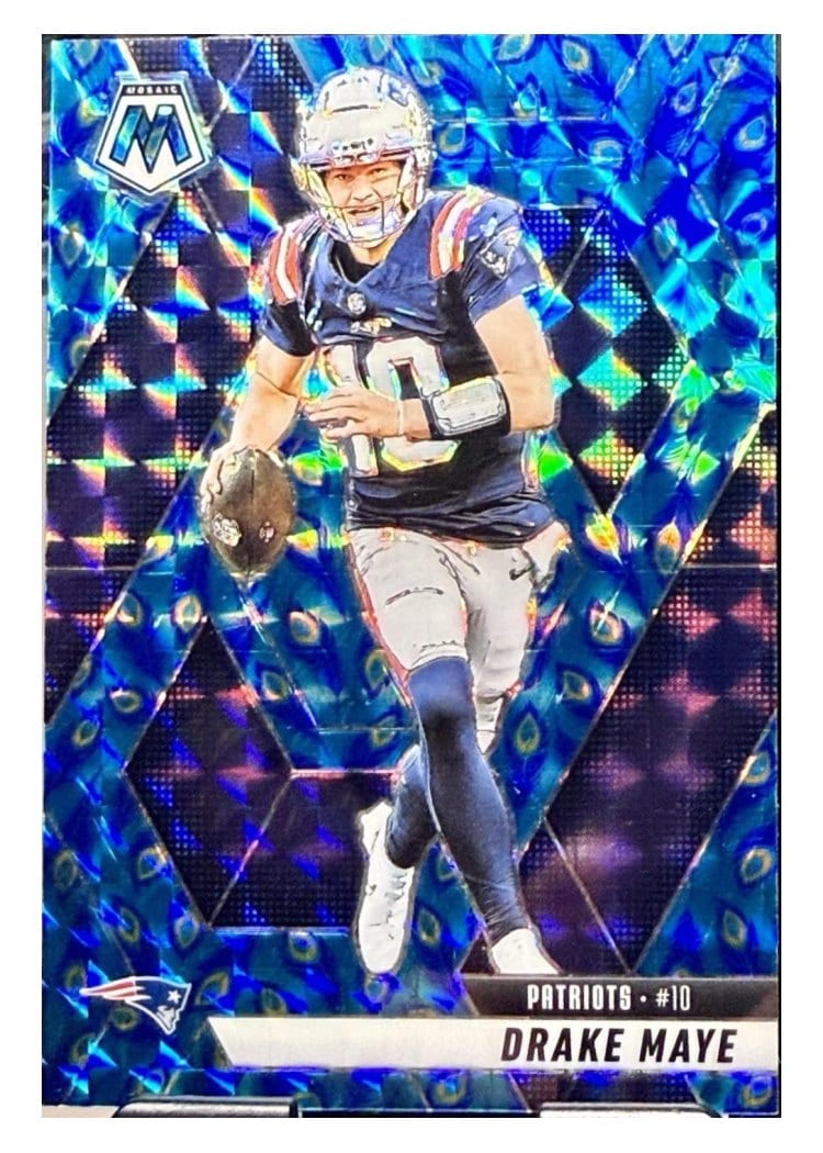 2025 Panini Mosaic Drake Maye #28 card