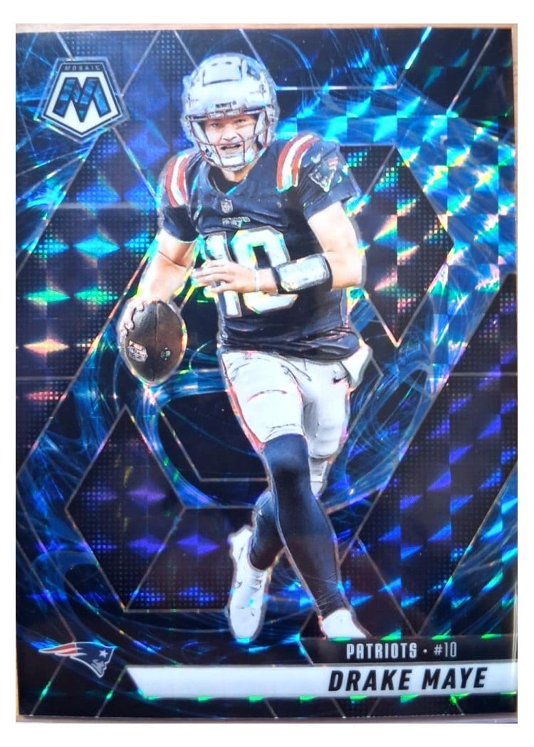 2025 Panini Mosaic Drake Maye #28 card