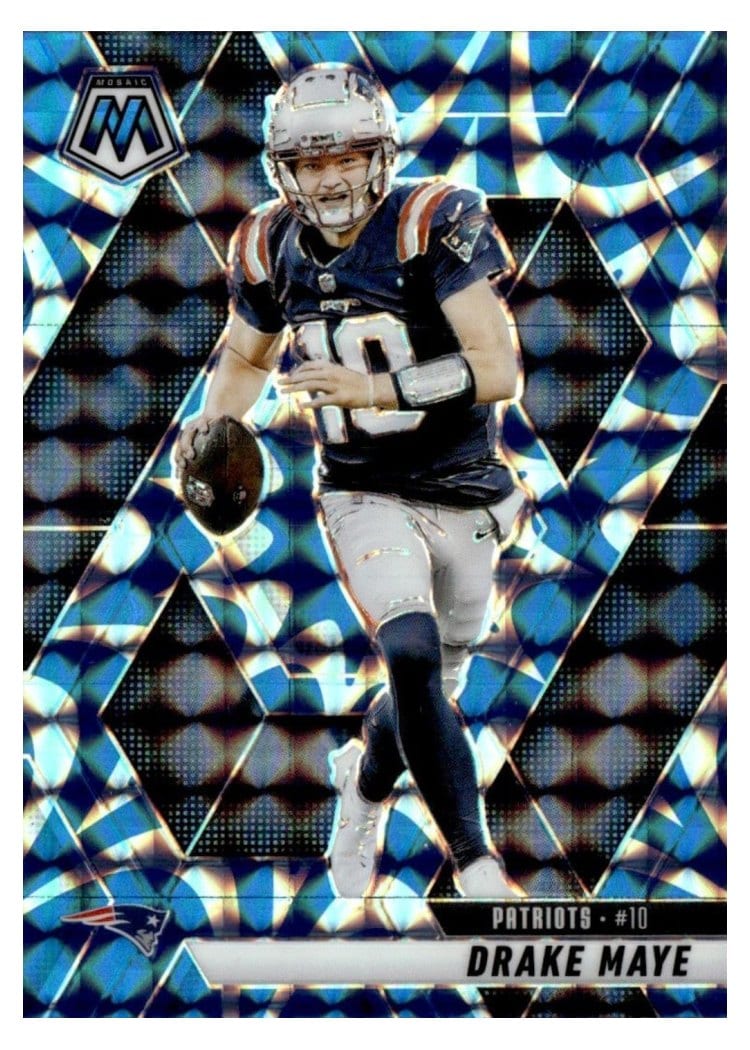 2025 Panini Mosaic Drake Maye #28 card