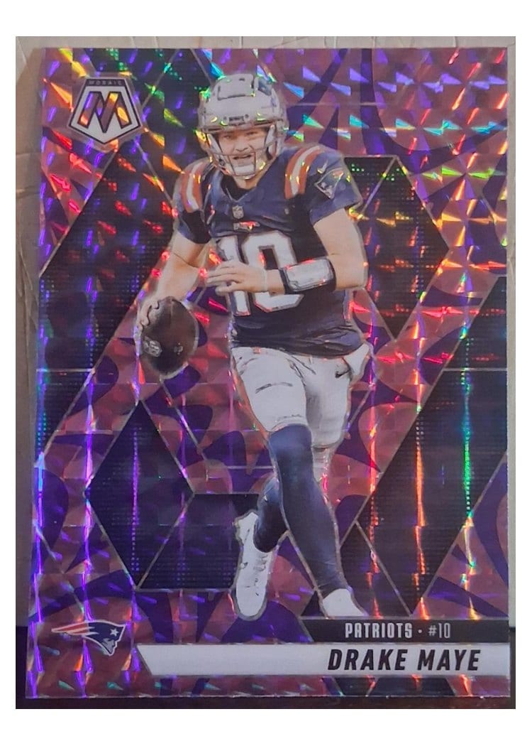 2025 Panini Mosaic Drake Maye #28 card