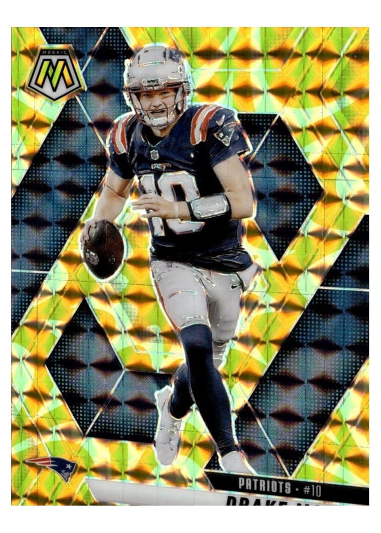 2025 Panini Mosaic Drake Maye #28 card