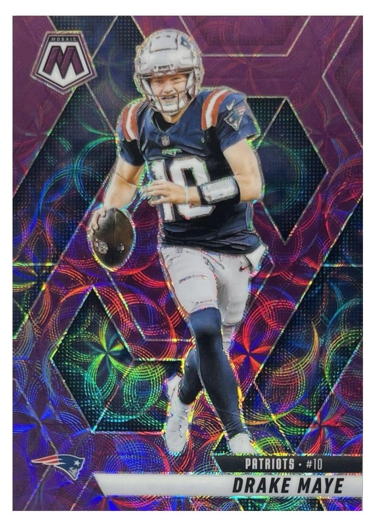 2025 Panini Mosaic Drake Maye #28 card
