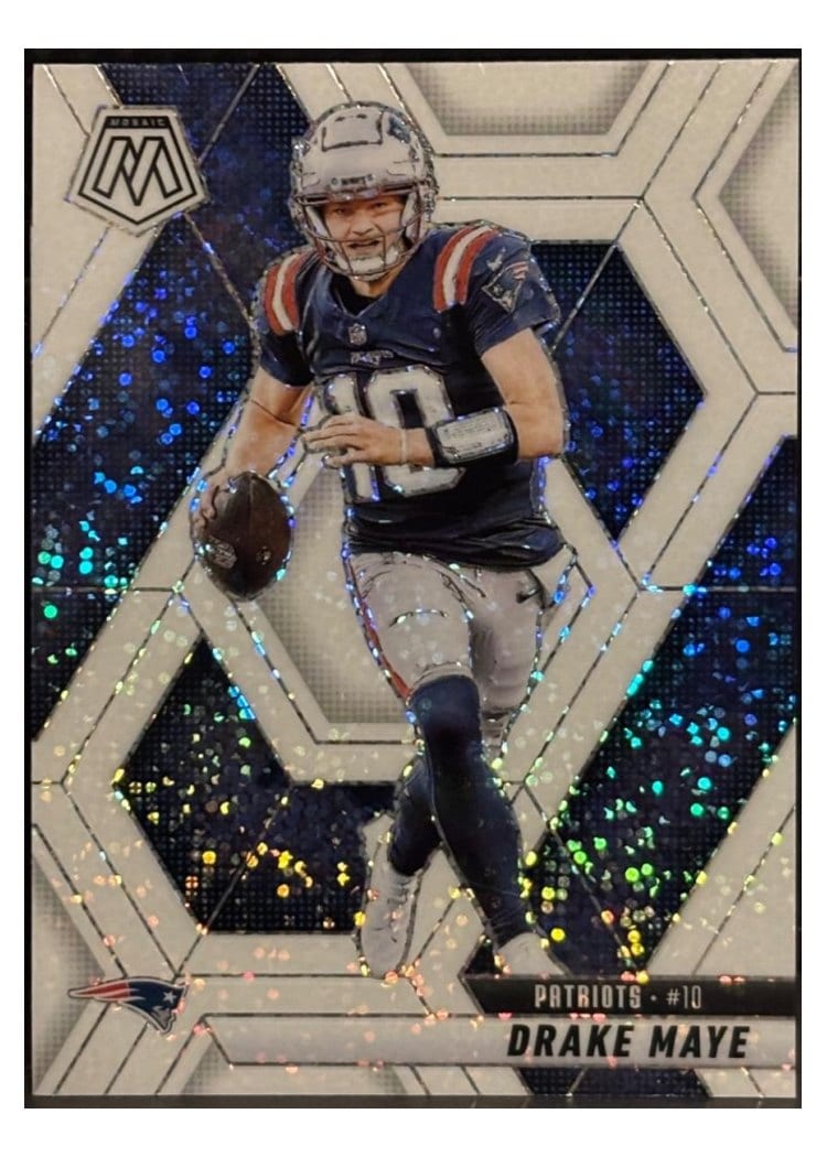 2025 Panini Mosaic Drake Maye #28 card