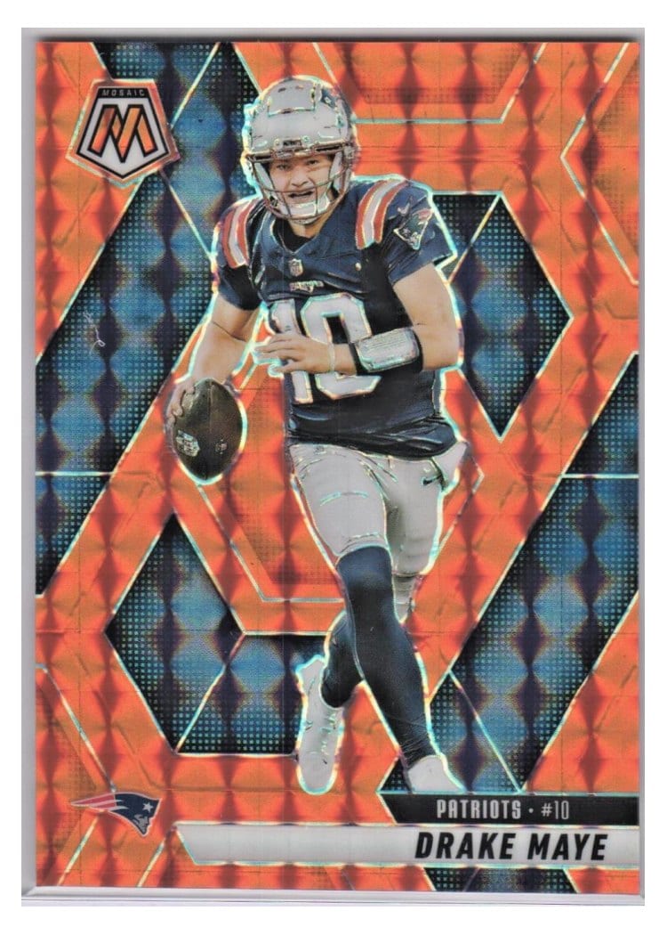 2025 Panini Mosaic Drake Maye #28 card