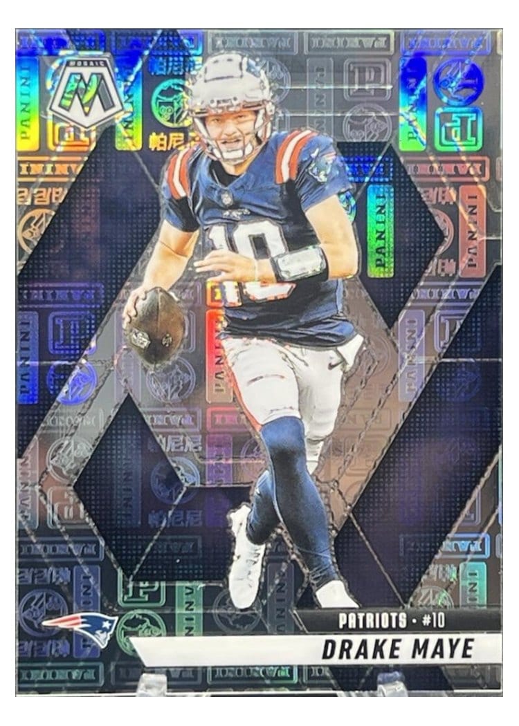 2025 Panini Mosaic Drake Maye #28 card