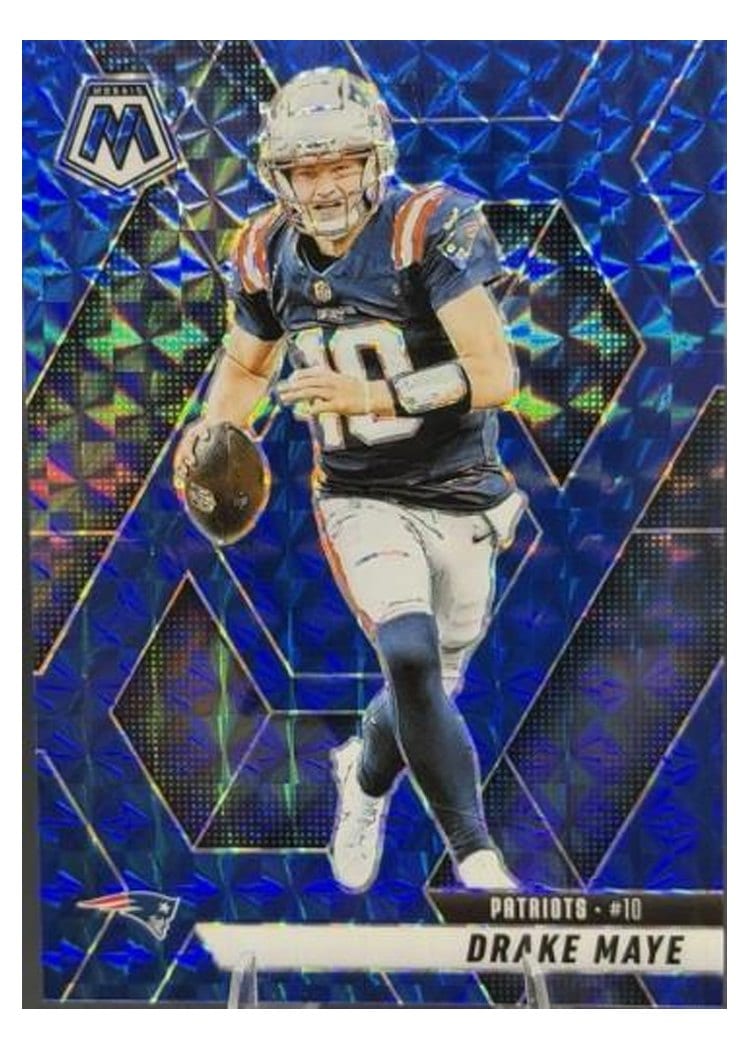 2025 Panini Mosaic Drake Maye #28 card