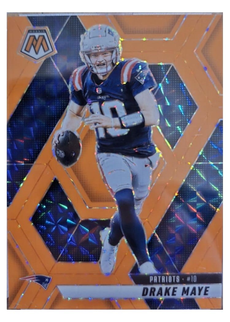 2025 Panini Mosaic Drake Maye #28 card