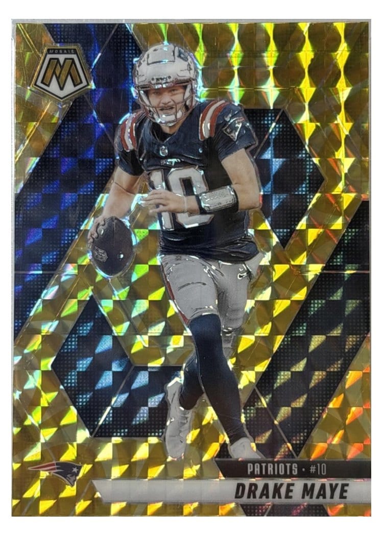 2025 Panini Mosaic Drake Maye #28 card