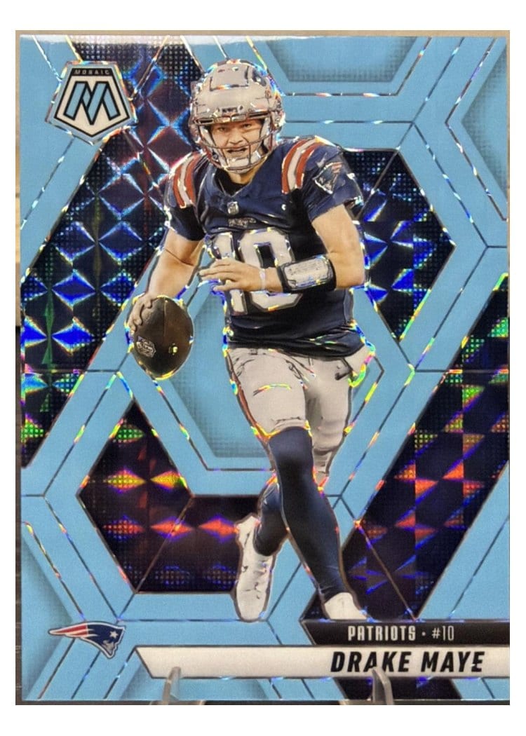 2025 Panini Mosaic Drake Maye #28 card