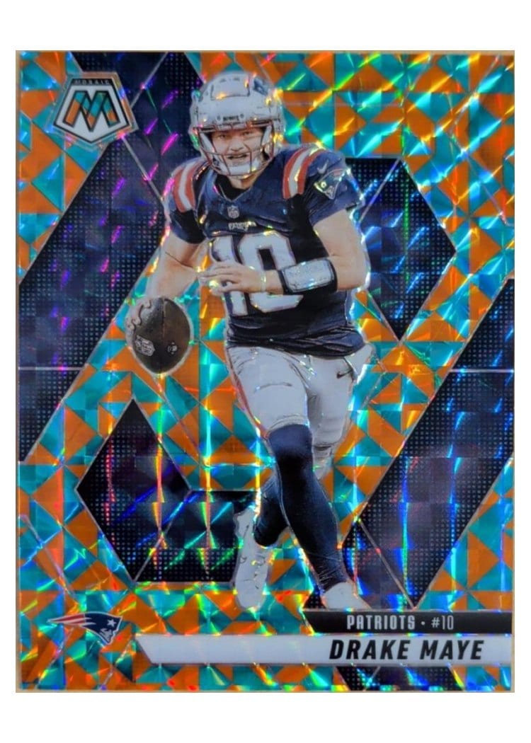 2025 Panini Mosaic Drake Maye #28 card