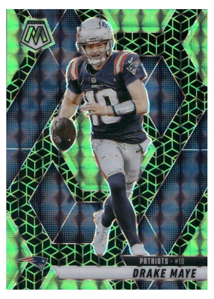 2025 Panini Mosaic Drake Maye #28 card